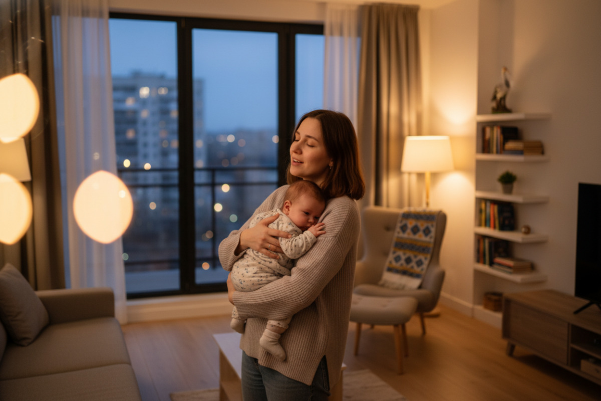 Приклади вечірнього ритуалу, у якому колискові допомагають дитині заспокоїтися й заснути