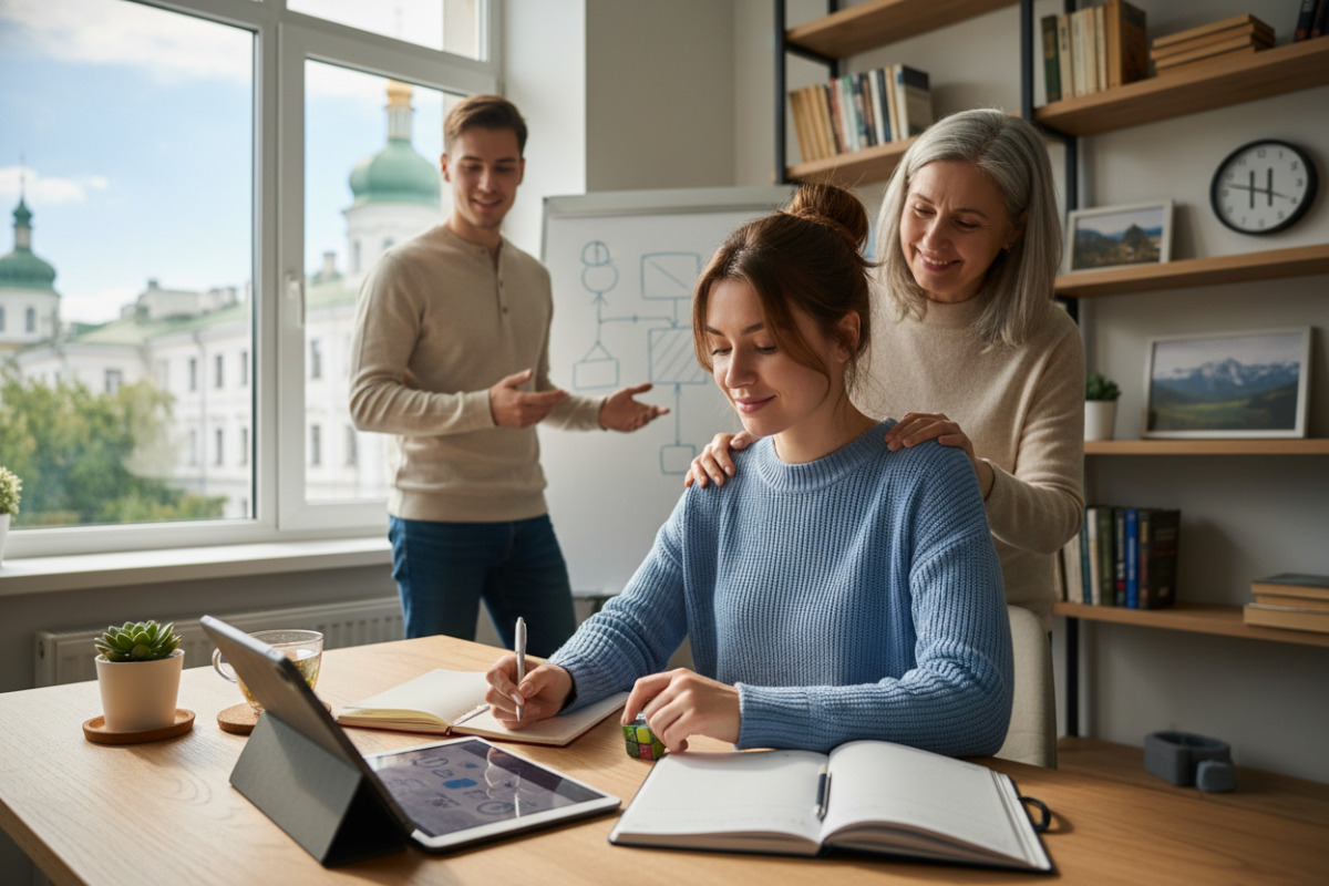 Короткі кроки, перерви, підтримка й помірне планування допомагають навчатися спокійніше