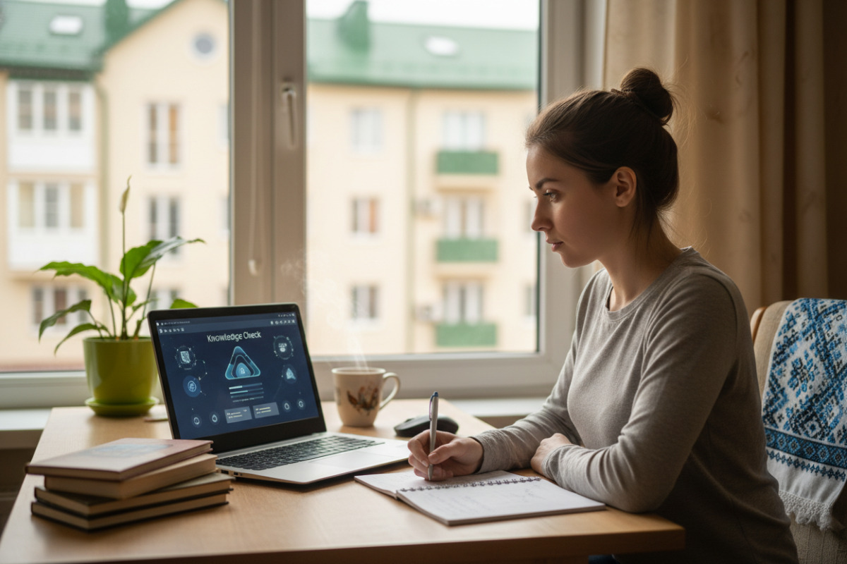 Онлайн-перевірка знань у звичній домашній обстановці