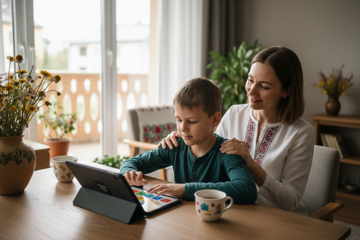 Приклади того, як дитина може проходити онлайн-тести вдома у спокійному й підтримувальному форматі