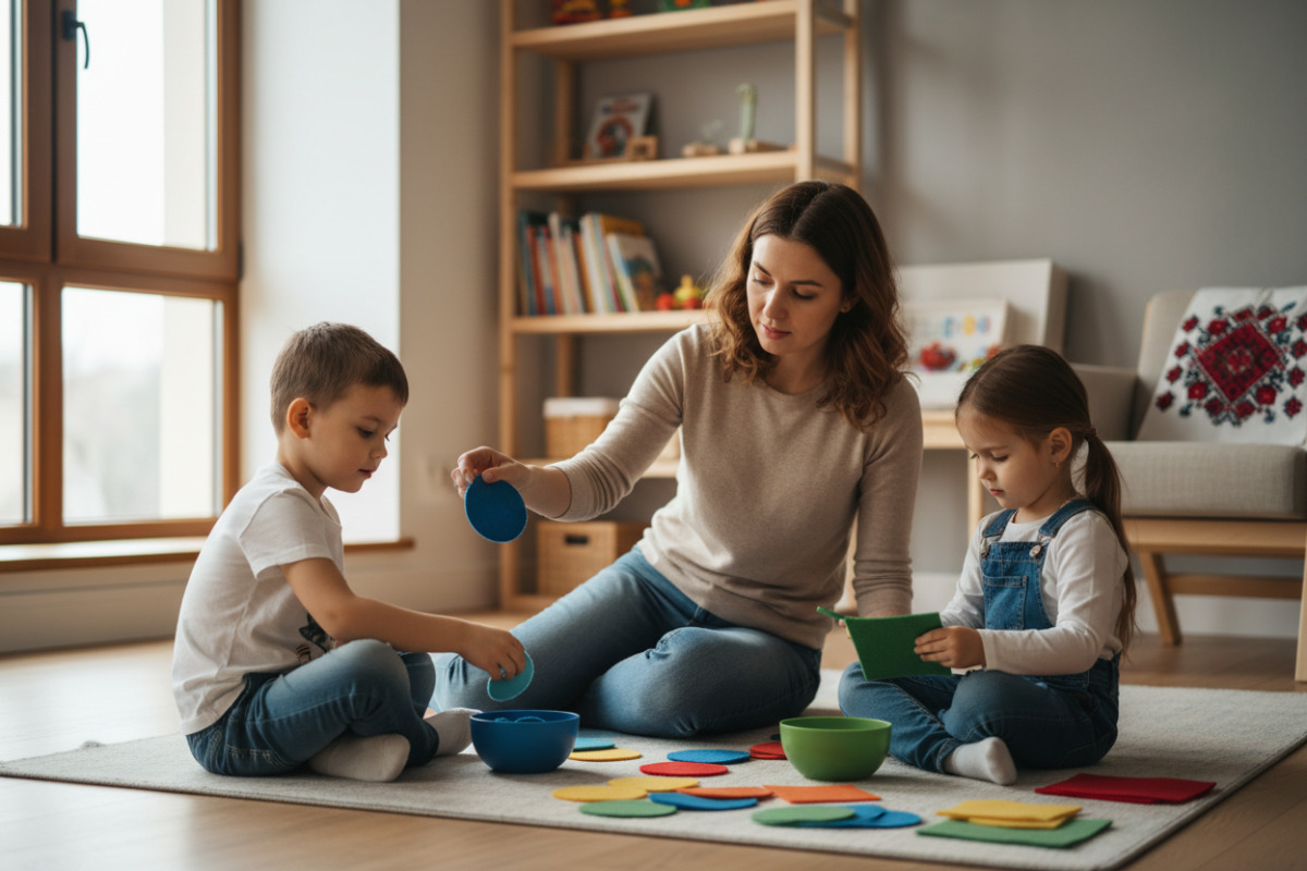 Короткі домашні активності, які допомагають дошкільнятам тренувати увагу, слухання, пам’ять і точність рухів