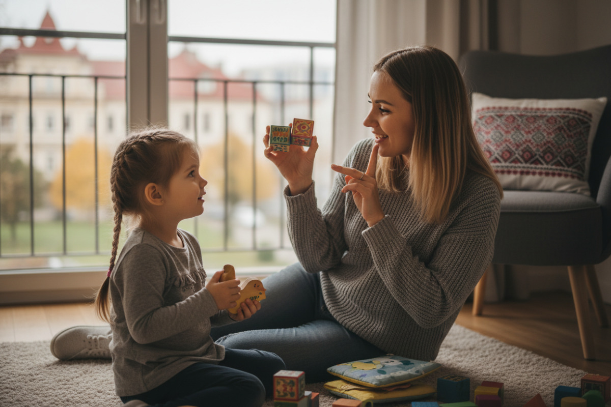 Короткий діалог і прості словесні ігри допомагають дитині краще слухати й утримувати інструкцію.