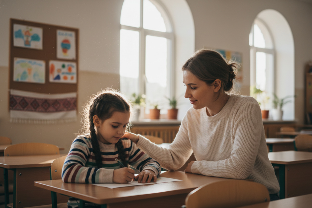 Підтримувальна реакція дорослого допомагає дитині повернутися до роботи спокійніше.