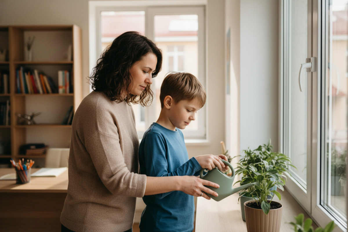 Короткі ритуали, невеликі кроки й спокійна присутність дорослого допомагають другокласнику ставати самостійнішим.