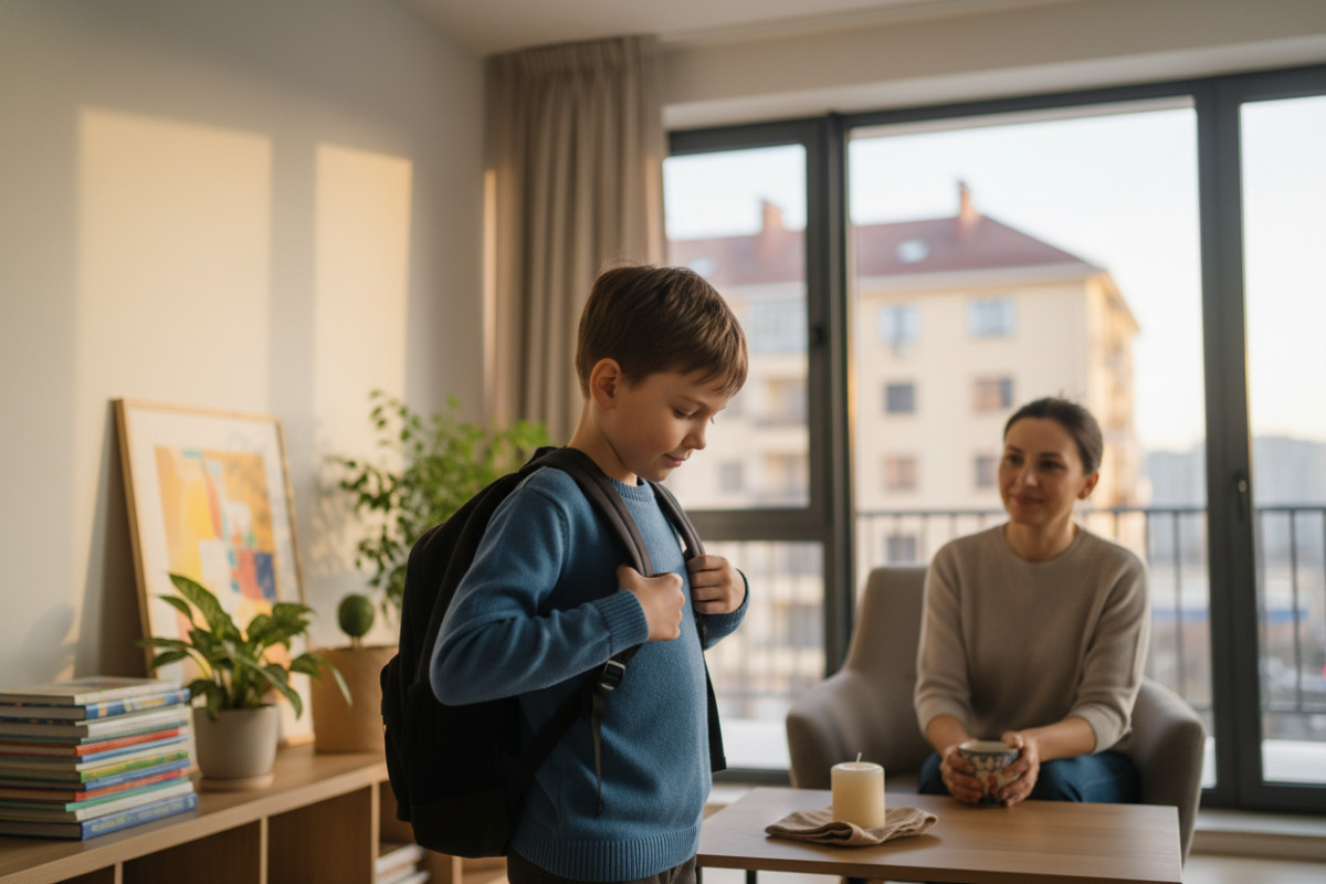 Короткі ритуали, невеликі кроки й спокійна присутність дорослого допомагають другокласнику ставати самостійнішим.