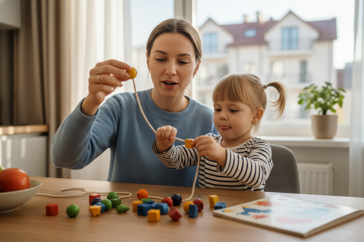 Прості домашні ситуації, у яких увага, дрібна моторика та мовлення розвиваються природно