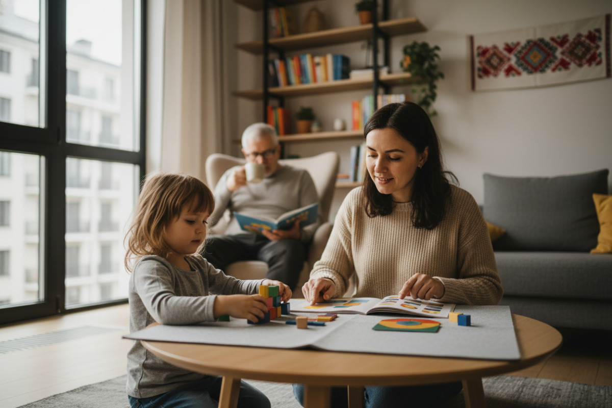 Спокійна домашня підготовка допомагає дитині звикати до майбутнього навчання поступово