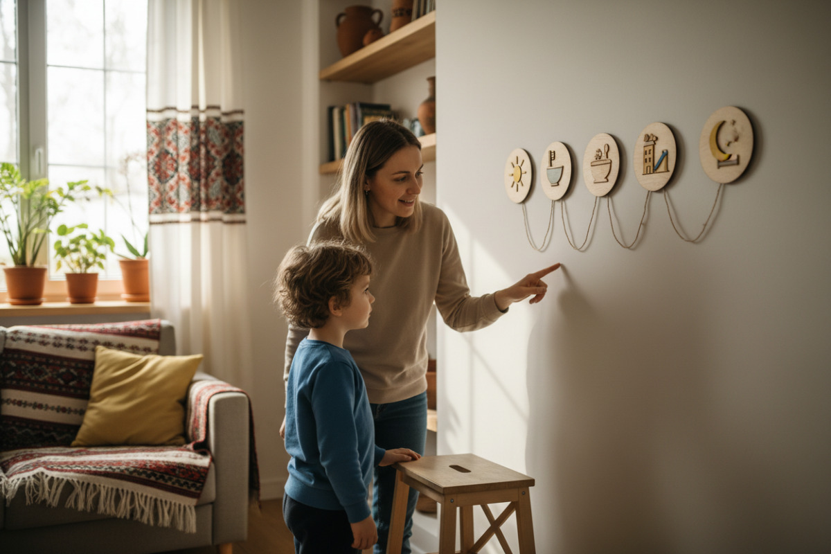 Передбачуваний порядок дня допомагає дитині краще перемикатися між справами