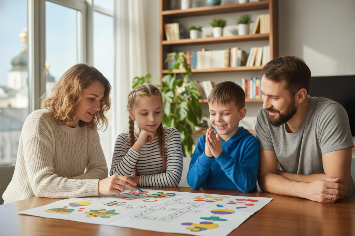 Спільне розв’язування ребусів формує впевненість і навчальну мотивацію.