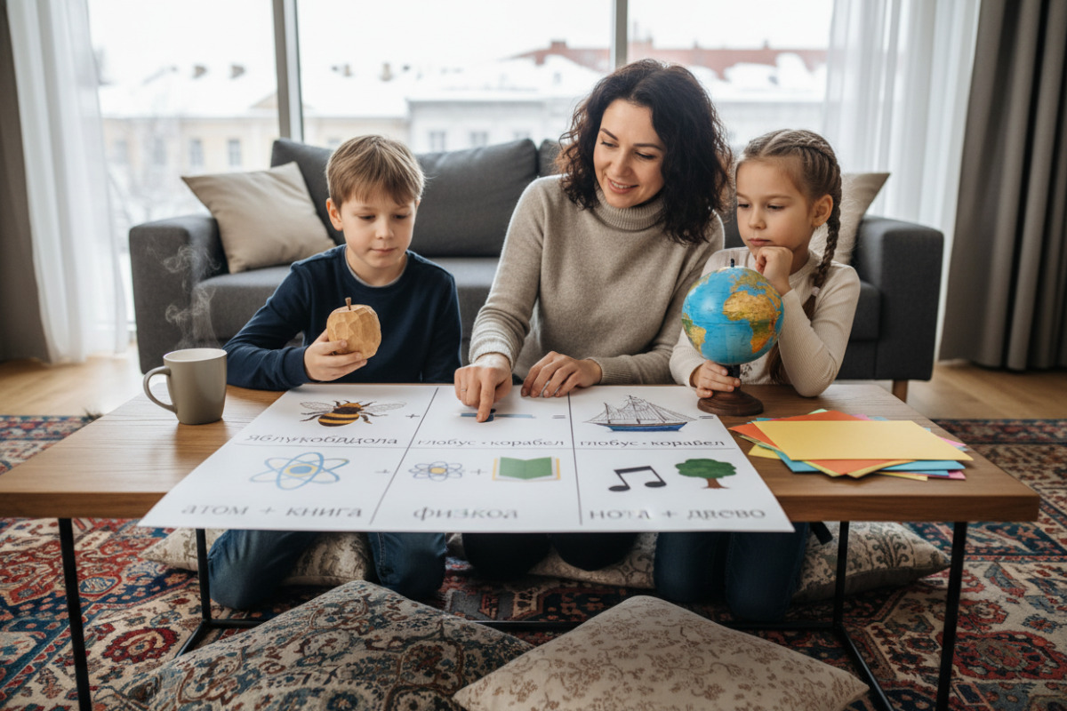 Приклади того, як ребуси можна використовувати вдома для підтримки навчання з різних предметів