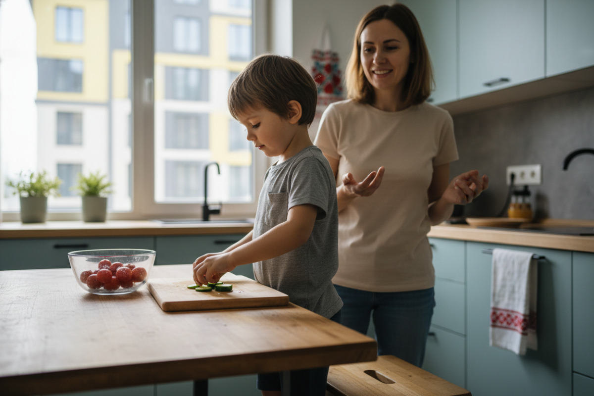 Невеликі послідовні дії допомагають розвивати самостійність.