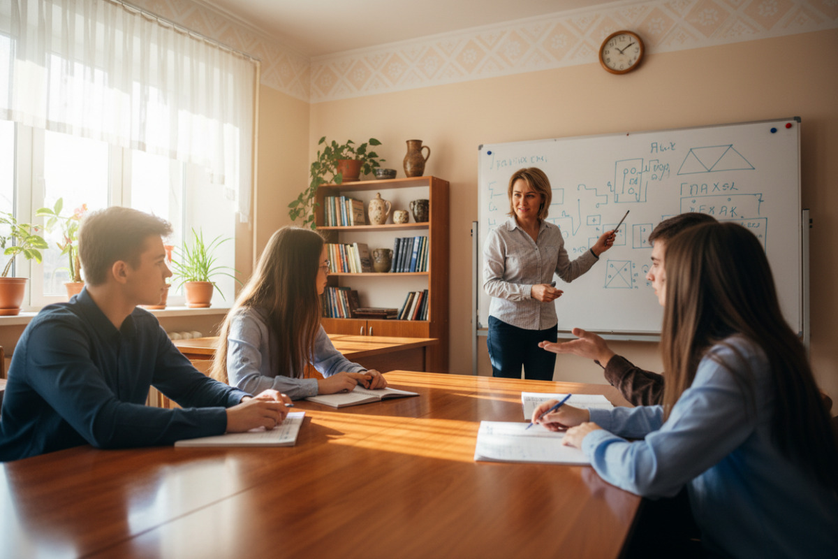 Приклади того, як учні вчаться визначати вставні слова, ставити коми й аналізувати роль слова в реченні
