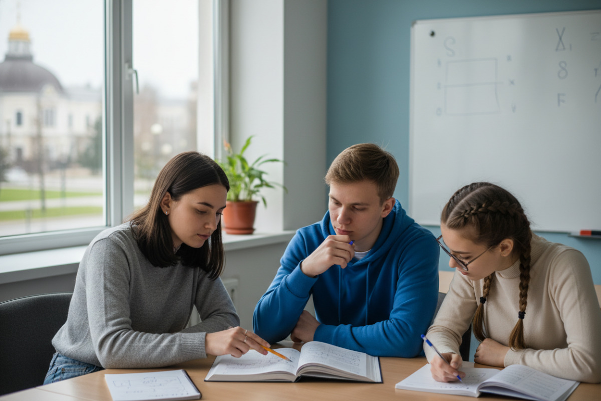Приклади того, як учні вчаться визначати вставні слова, ставити коми й аналізувати роль слова в реченні