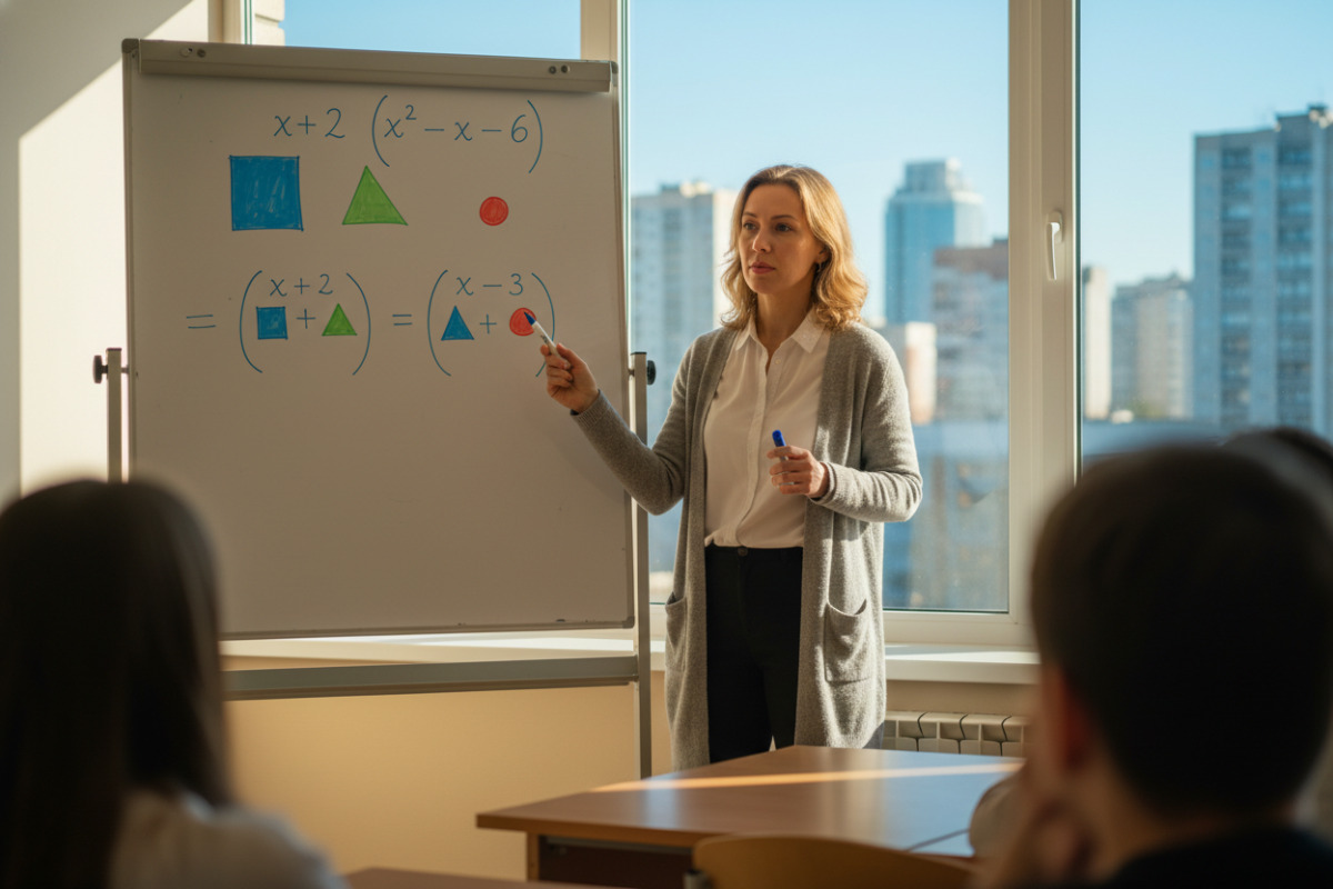 Подання тричлена у вигляді добутку дужок