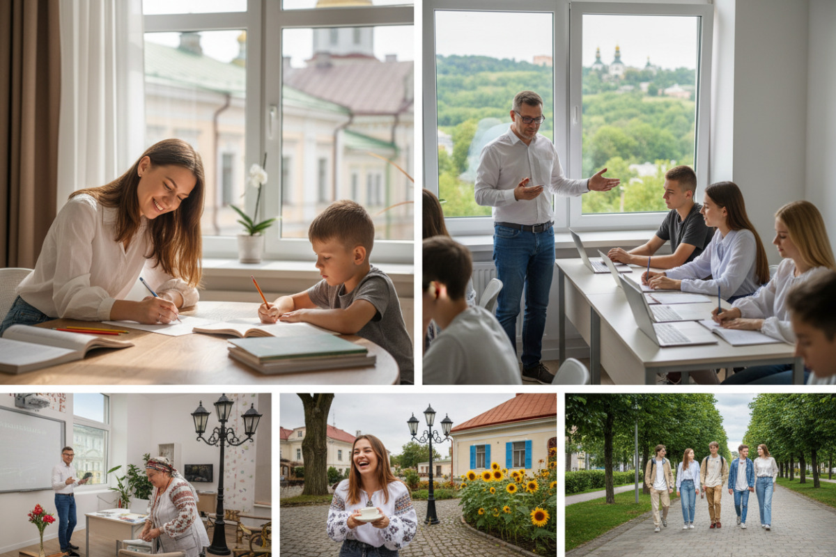 Короткий загальний підпис до галереї, який описує всі 5 зображень