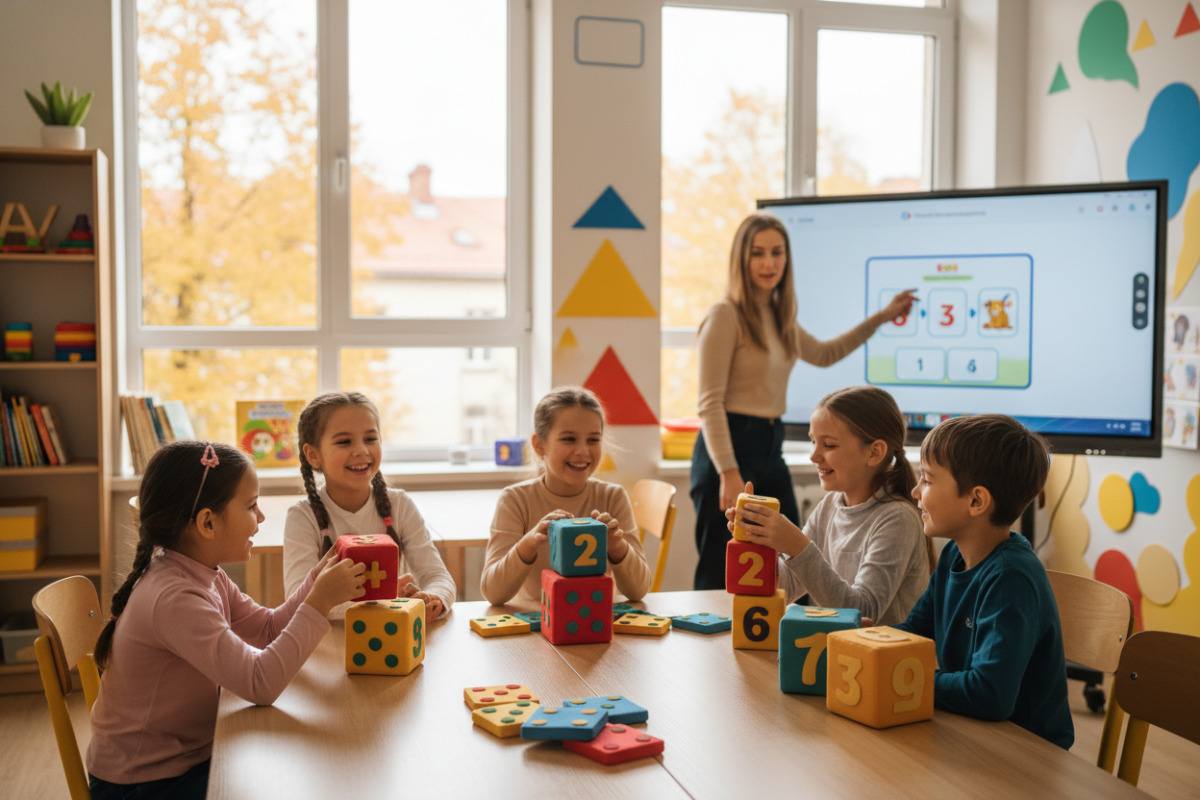 Наочні та ігрові способи вивчення прикладів у 1 класі вдома й на уроці