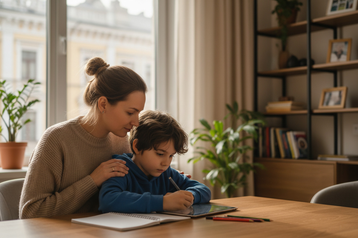 Підтримка дорослого допомагає дитині спокійніше вчитися