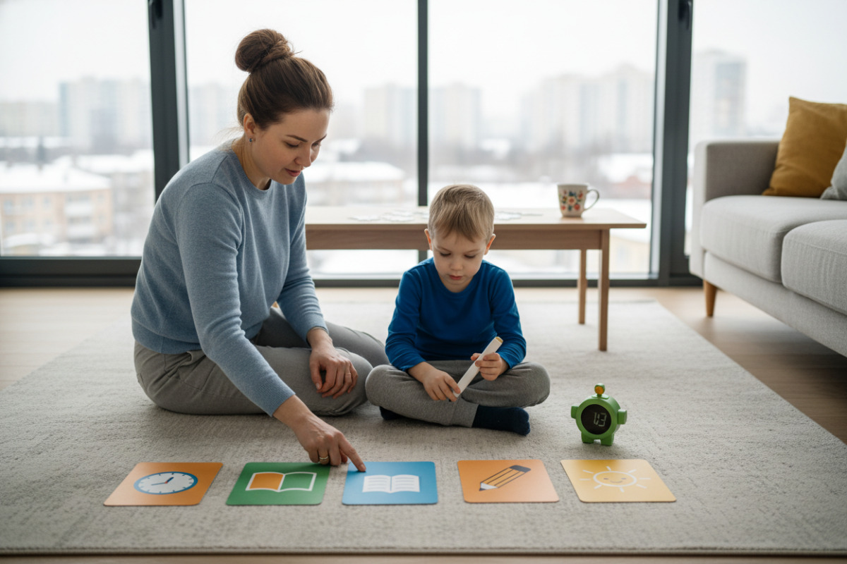 Домашні заняття стають легшими, коли є короткі кроки, спокійний дорослий і зрозумілий ритм роботи