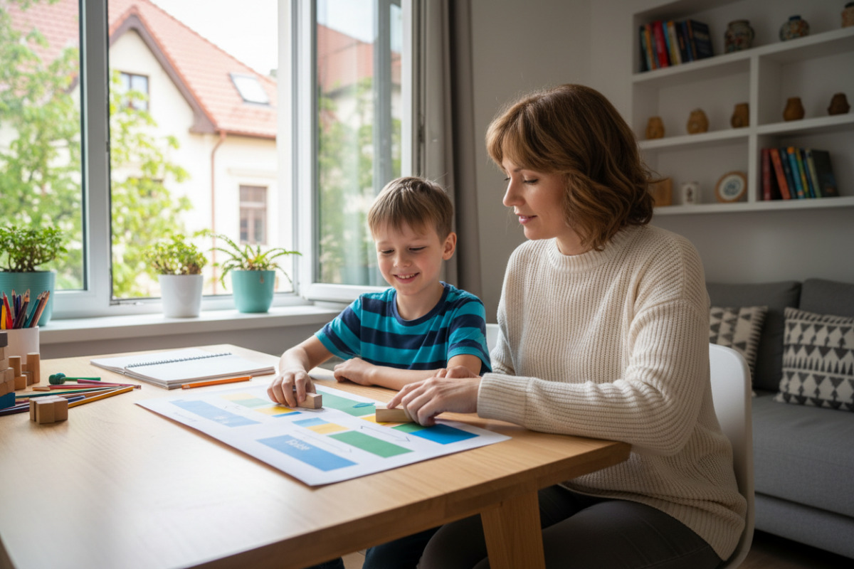 Домашні заняття стають легшими, коли є короткі кроки, спокійний дорослий і зрозумілий ритм роботи