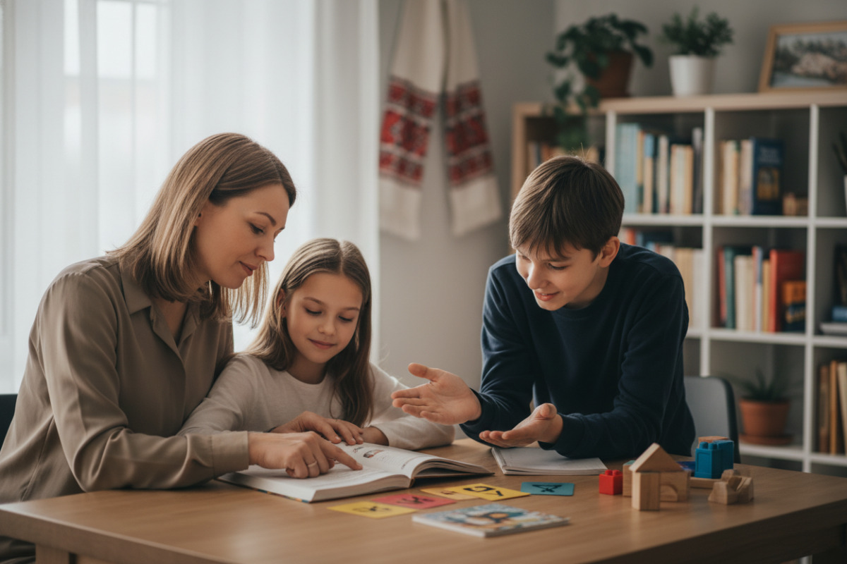Короткі повторення, покрокові пояснення і підсумки допомагають дитині вчитися впевненіше та спокійніше