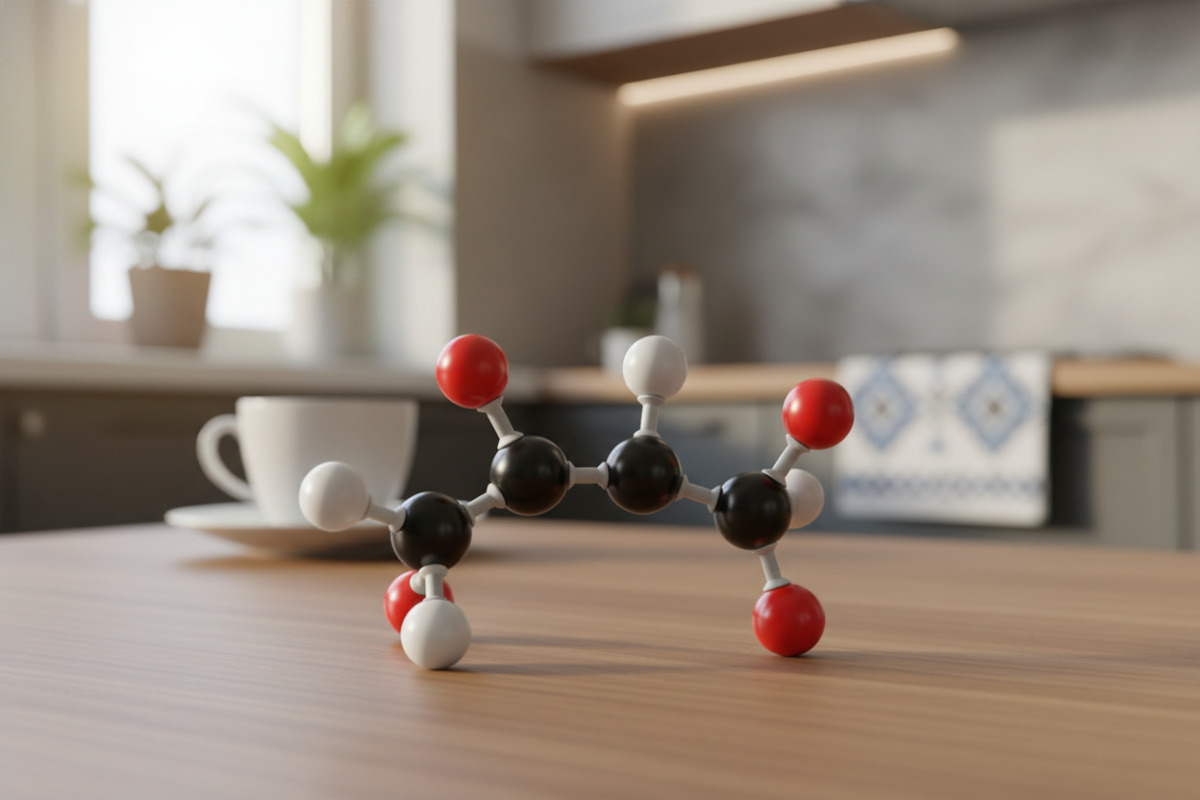 Просте пояснення будови молекули гліцеролу