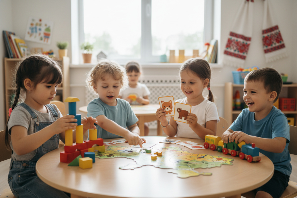 Щоденні ігрові дії, які підтримують готовність дошкільника до школи: увага, мовлення, моторика й інтерес до навчання