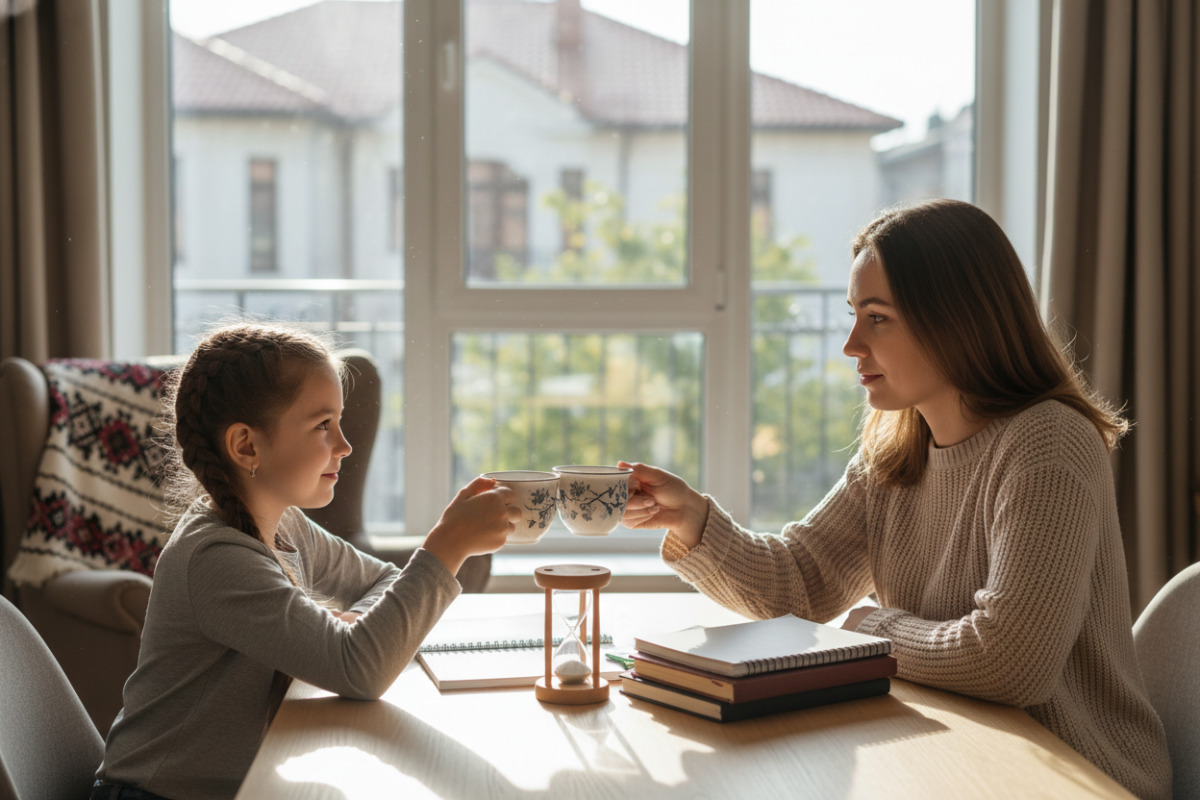 Невеликі ритуали й короткі домовленості допомагають зробити домашнє навчання спокійнішим.