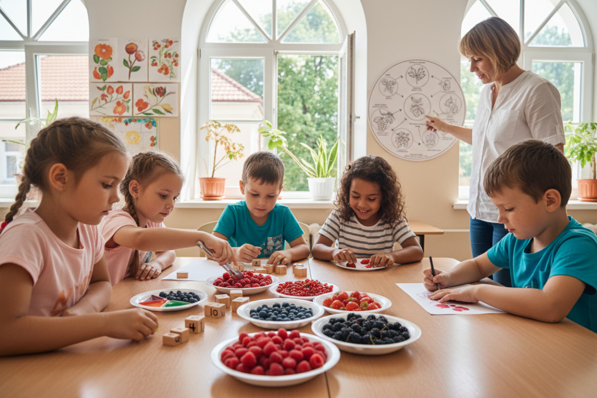 Прості завдання, які допомагають закріпити тему ягід
