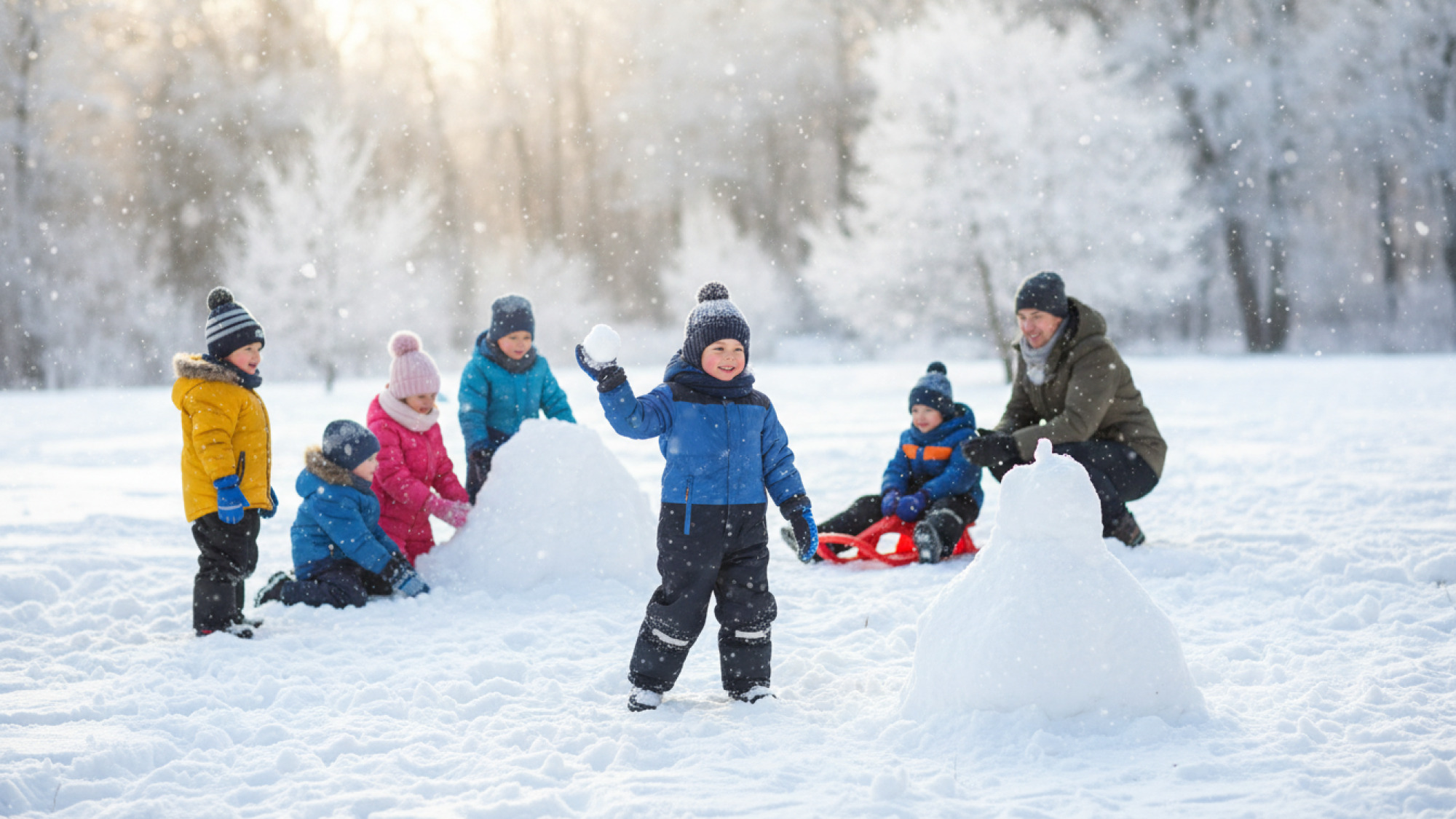 Як зимові ігри на вулиці зміцнюють мозок і імунітет дитини