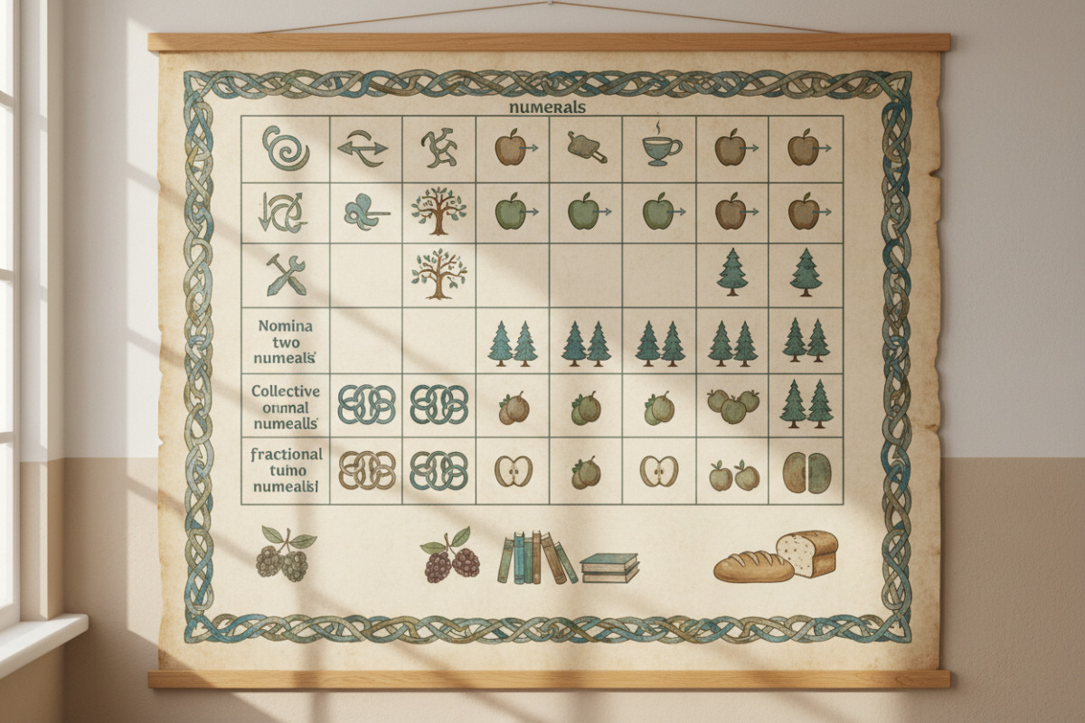 Учитель пояснює, як визначати відмінок числівника