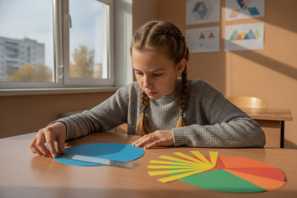 Послідовність обчислення площі круга