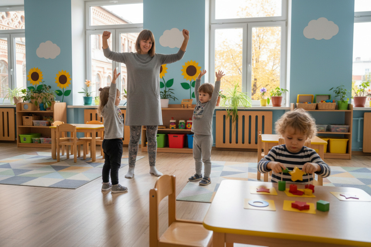Ігри, рухові паузи, дрібна моторика та візуальні підказки підтримують увагу дошкільника