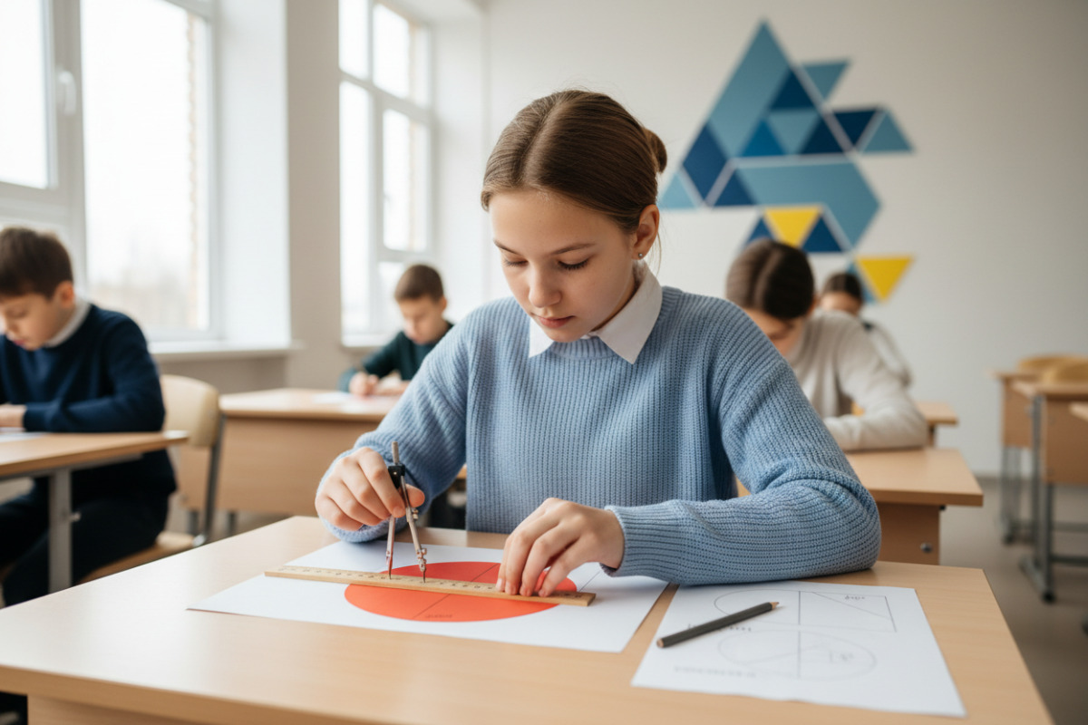Радіус, діаметр, формула та практичні етапи обчислення площі круга