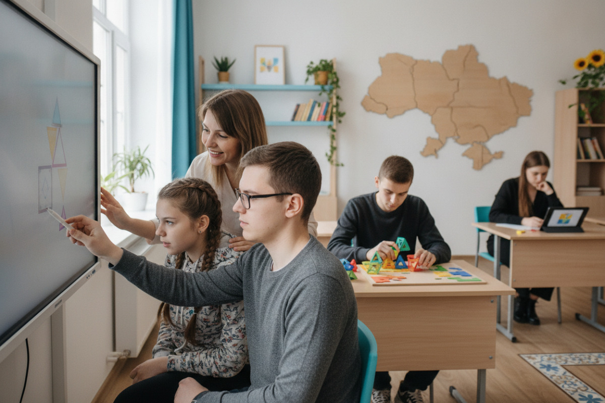 Повторення розподілене між поясненням, практикою та самоперевіркою.