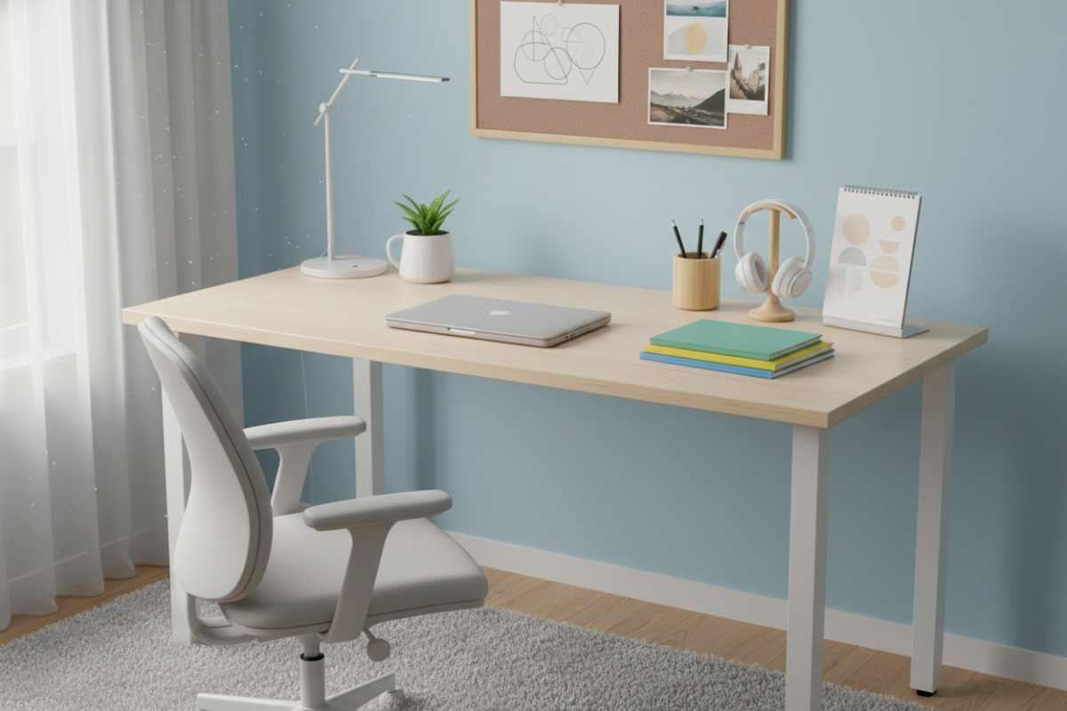 Робоче місце учня з порядком на столі