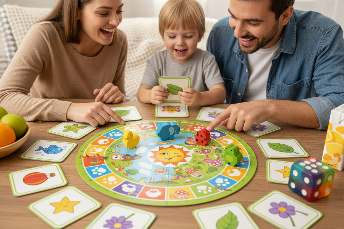 настільна гра з картками для сімейної гри з дитиною