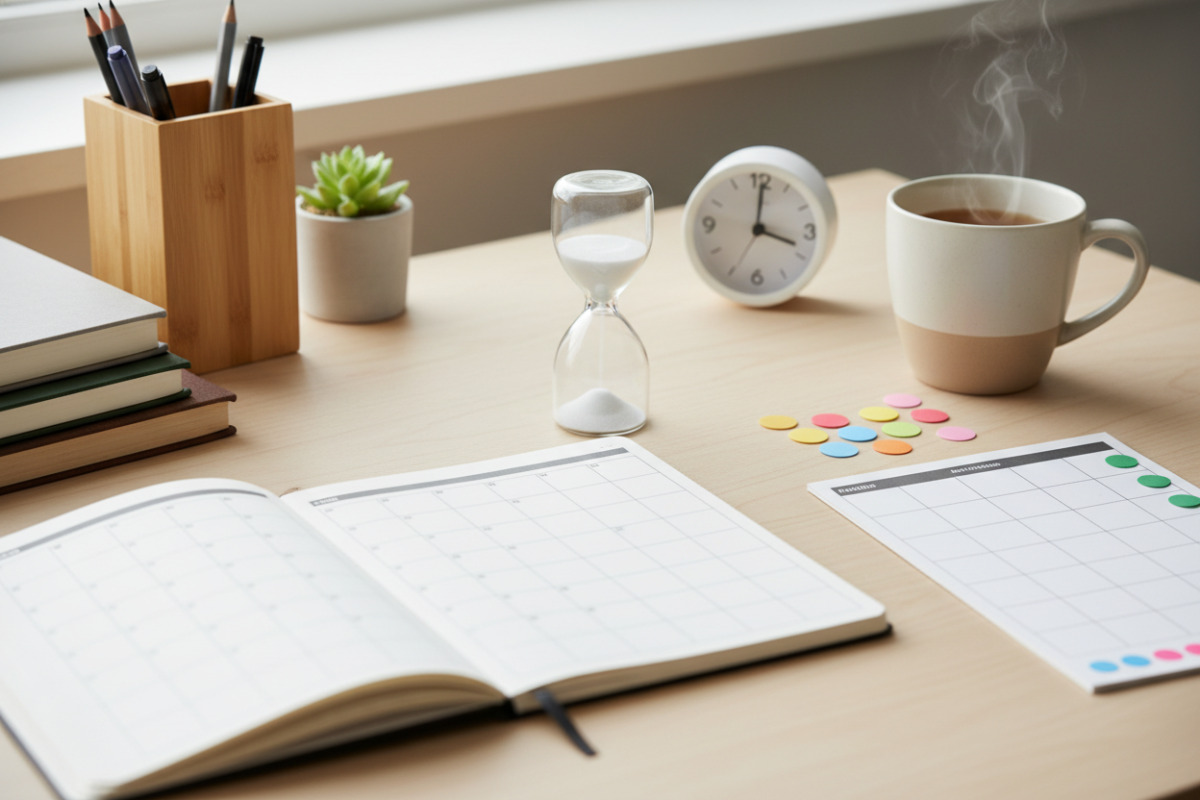 Ідеї для фокусу й самоконтролю: таймер, план, порядок на столі, перерви та відмітки прогресу