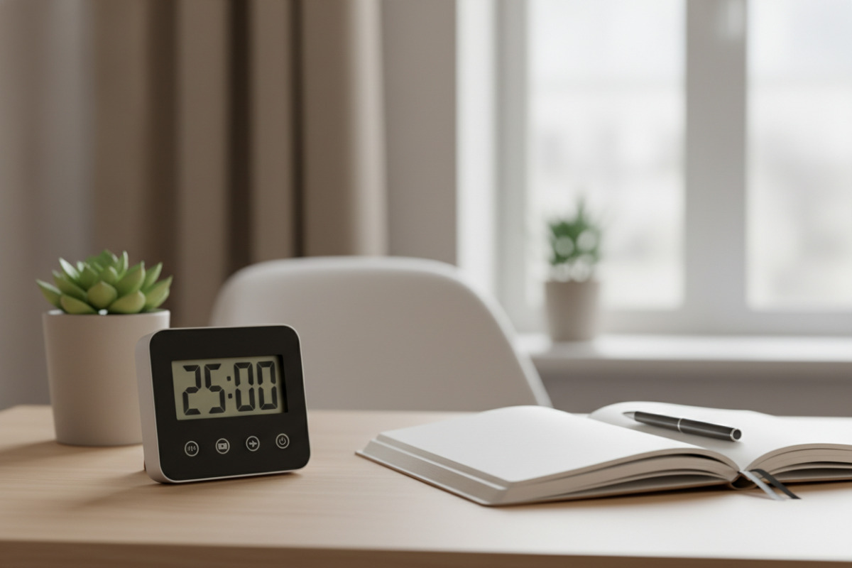 Приклади простих домашніх рішень, що підтримують фокус: таймер, читання, чеклист, руханка та вечірній ритуал