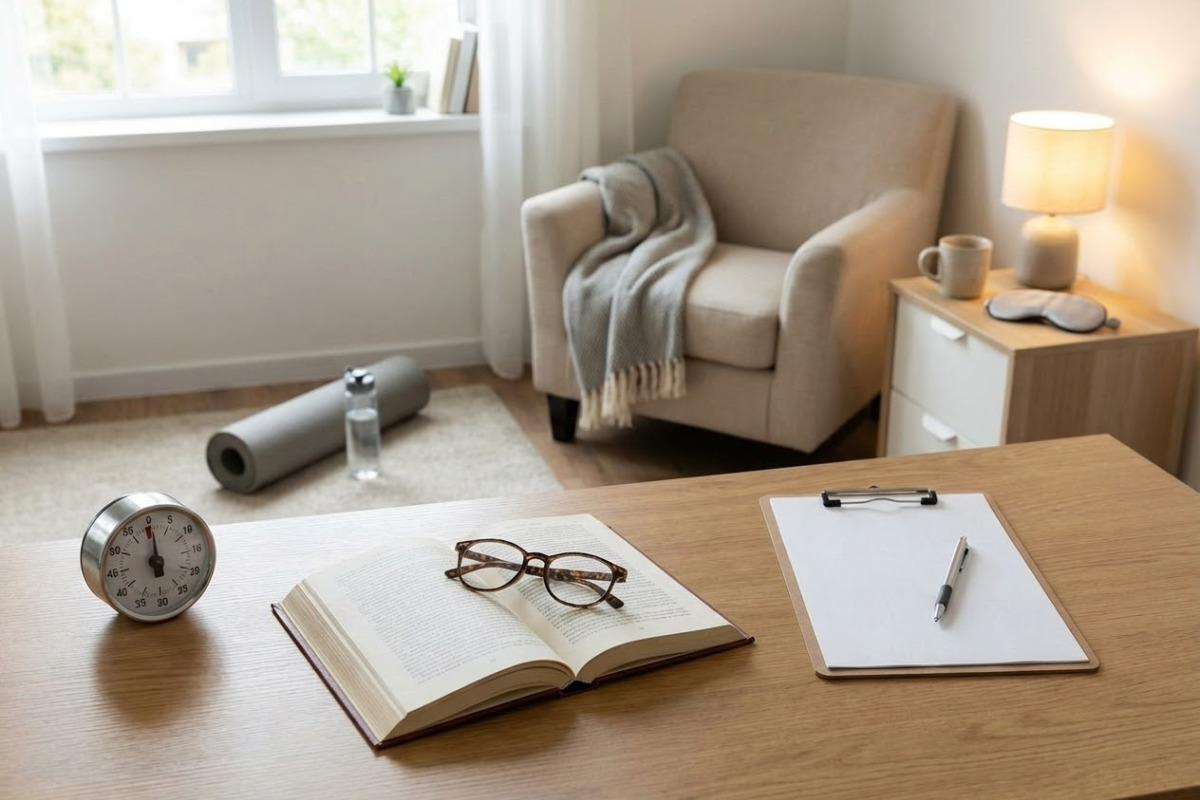 Приклади простих домашніх рішень, що підтримують фокус: таймер, читання, чеклист, руханка та вечірній ритуал
