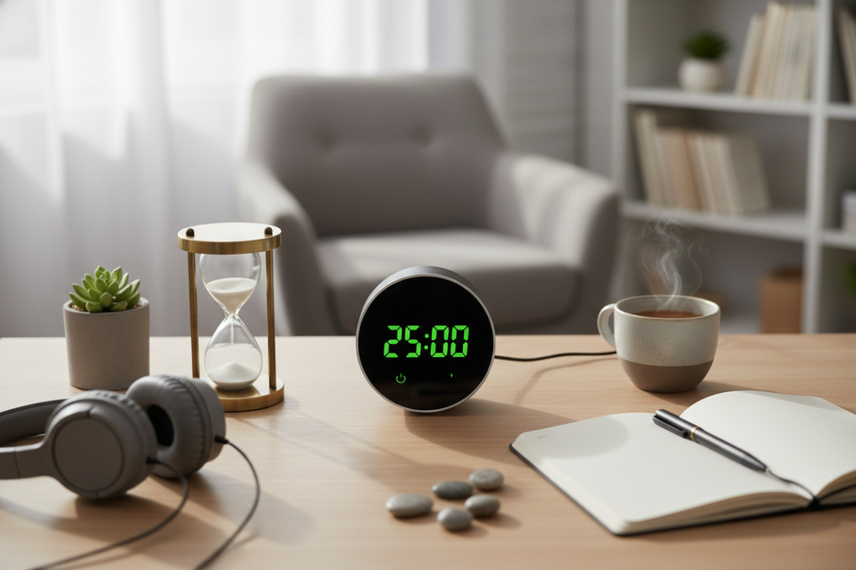 Приклади простих домашніх рішень, що підтримують фокус: таймер, читання, чеклист, руханка та вечірній ритуал