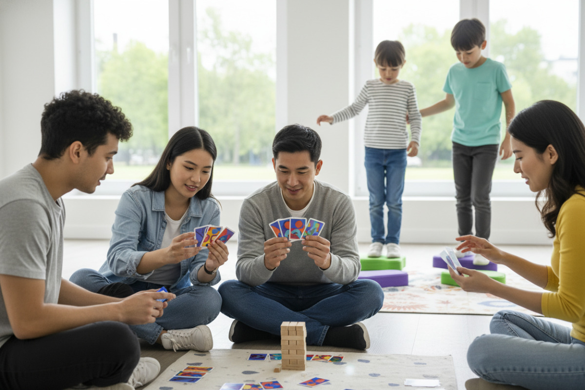 Короткі ігри з правилами непомітно тренують увагу й гальмування імпульсу.