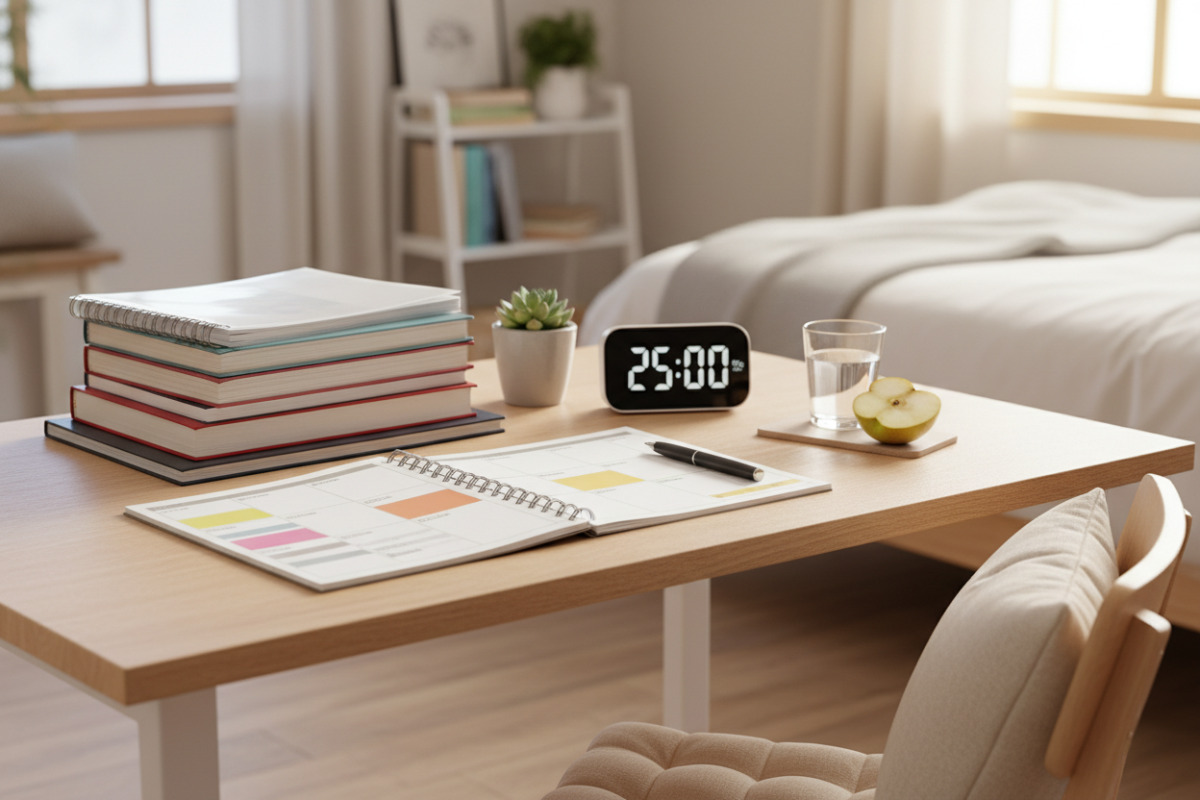 Приклади простих рішень, які допомагають робити домашнє у 8 класі спокійніше: порядок, план, таймер, перерви та