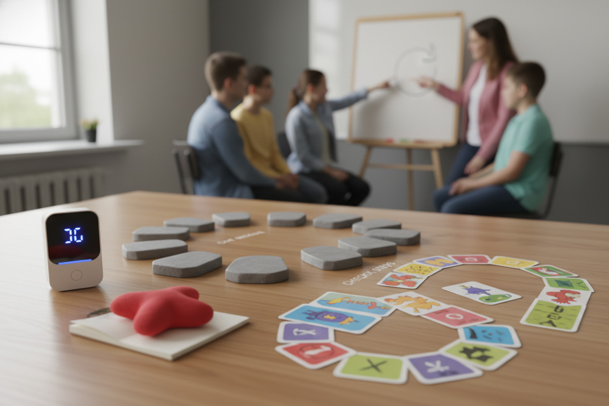 Приклади м’якого закріплення: таймер, одна помилка, кроки перевірки, читання-гра і коротке повторення в класі