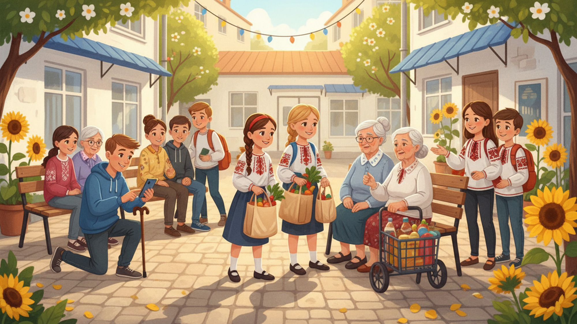 допомога літнім людям