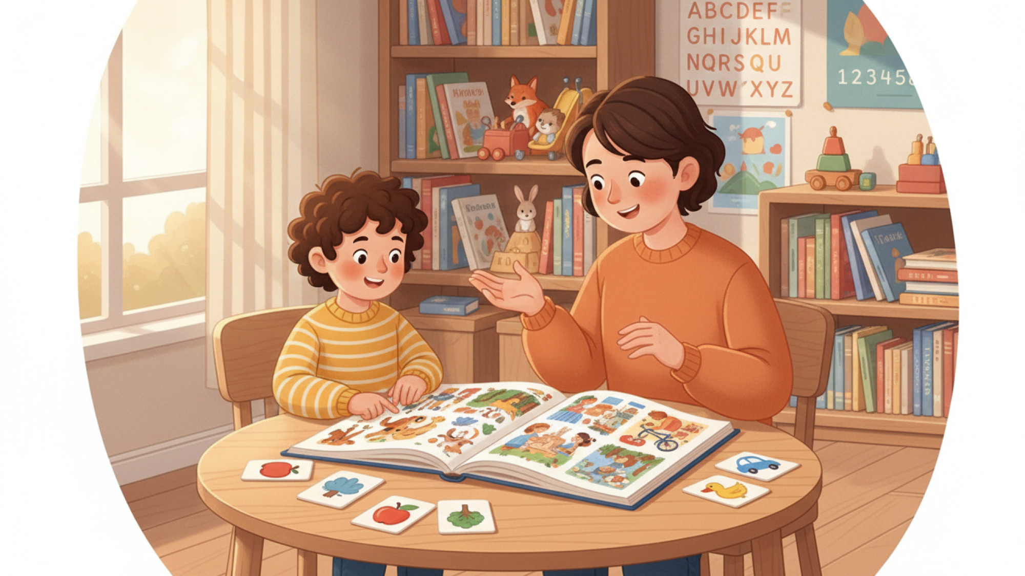 опис дії на картинці