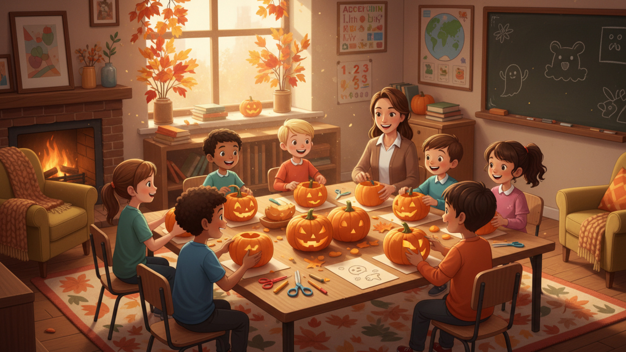 вирізання гарбуза