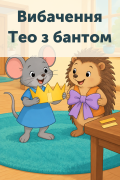 Вибачення Тео з бантом