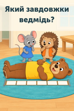 Який завдовжки ведмідь?