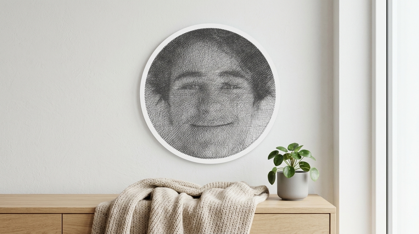 String Art in Interior